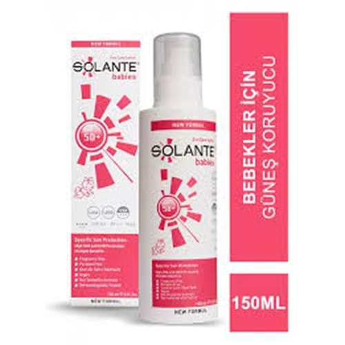 GÜNEŞ KREMİ SOLANTE BEBES LOTİON ÇOCUKLAR İÇİN