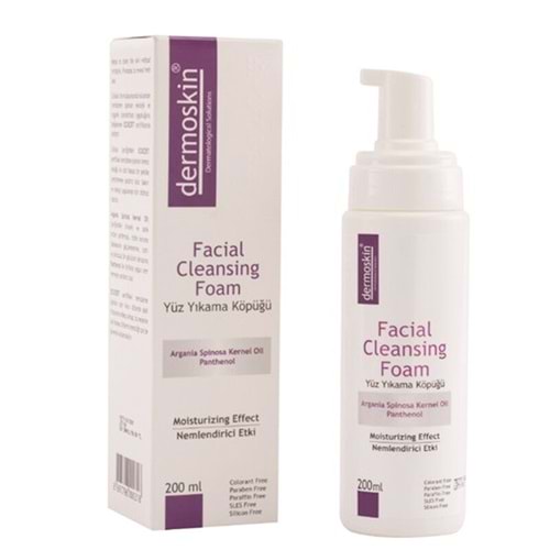 DERMOSKİN YÜZ YIKAMA KÖPÜĞÜ 200 ML ( NEMLENDİRİCİ ETKİLİ )