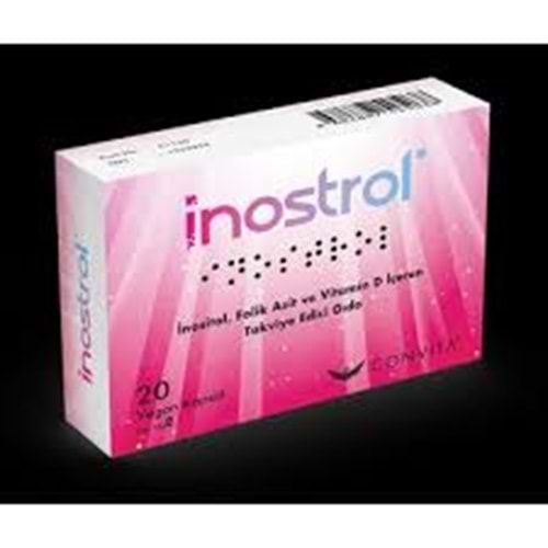 İNOSTROL 20 KAPSÜL FOLİK ASİT
