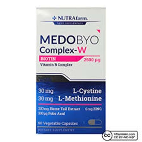 NUTRAFARM MEDOBYO COMPLEX-W BİOTİN 60 KAPSÜL