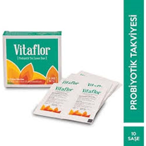 VİTAFLOR PROBİYOTİK 10 SAŞE ( VİTAMAKS )