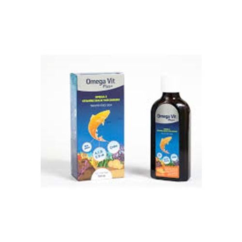 OMEGA VİT PLUS+ OMEGA3 VİTAMİNLİ BALIK YAĞI ŞURUBU 100 ML ( VİTAMAKS )