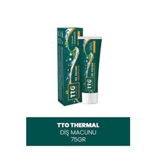 TTO THERMAL DİŞ MACUNU 75 ML ( BEYAZLATICI )