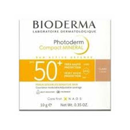 BİODERMA COMPACT MİNERAL CLAIRE LİGHTSPF50 10 GR GÜNEŞ KREMİ