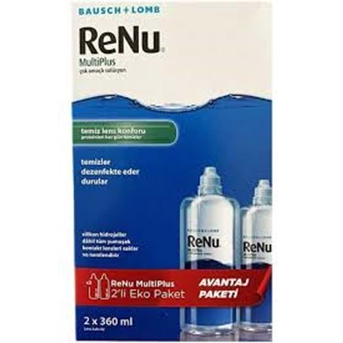 RENU MULTİPLUS LENS SOLÜSYONU 360 ML İKİLİ KOFRE