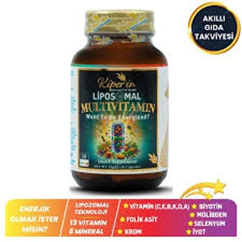KİPERİN LİPOSOMAL MULTİVİTAMİN 30 KAPSÜL
