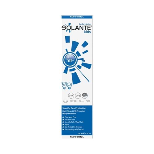 GÜNEŞ KREMİ SOLANTE KİDS LOTİON SPF50+ ( ÇOCUK ) 150 ML
