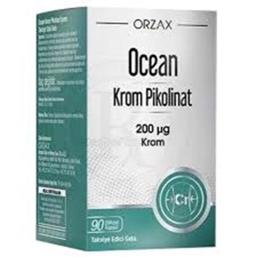 OCEAN KROM PİKOLİNAT 200 IU KROM 90 KAPSÜL