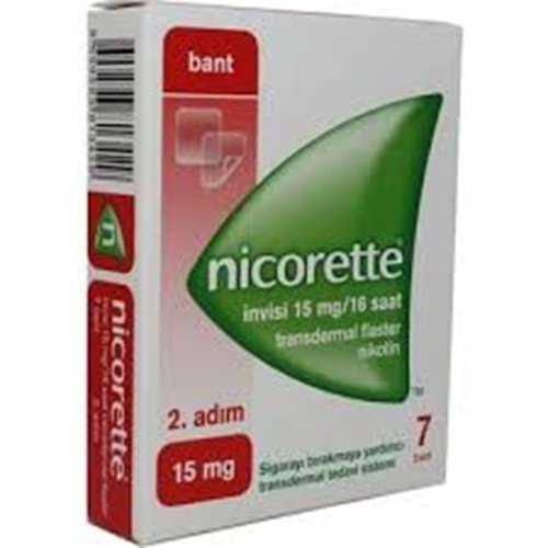 NİCORETTE BANT 15 MG 2.ADIM 7 ADET