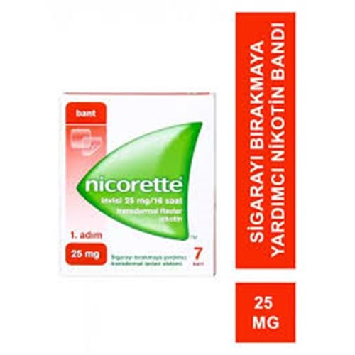 NİCORETTE BANT 25 MG 1.ADIM 7 ADET