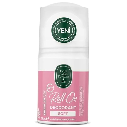 EYÜP SABRİ TUNC. ROLL ON DEODORANT 75 ML SOFT(KADIN)