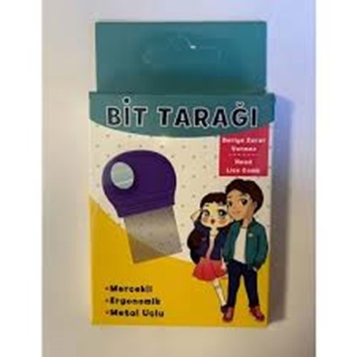 BİT TARAĞI METAL MERCEKLİ