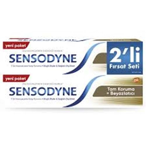 SENSODYNE TAM KORUMA BEYAZLATICI 50 ML 2 Lİ SET