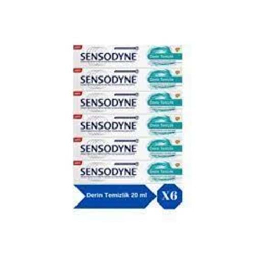 SENSODYNE DERİN TEMİZLİK DİŞ MACUNU 20 GRX6 ADET
