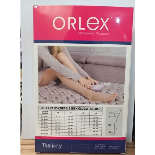 ORLEX VARİS ÇORABI CCL 2 AÇIK DİZALTI NO:5