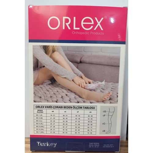 ORLEX VARİS ÇORABI CCL 2 AÇIK DİZALTI NO:7