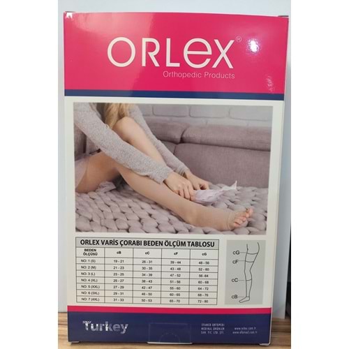 ORLEX VARİS ÇORABI CCL 2 AÇIK DİZÜSTÜ NO:4