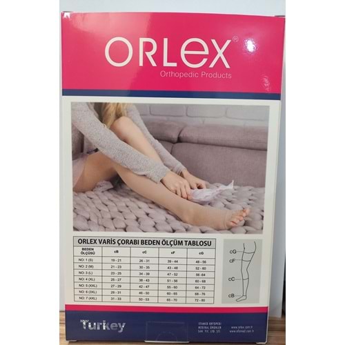 ORLEX VARİS ÇORABI CCL 2 AÇIK DİZÜSTÜ NO:5