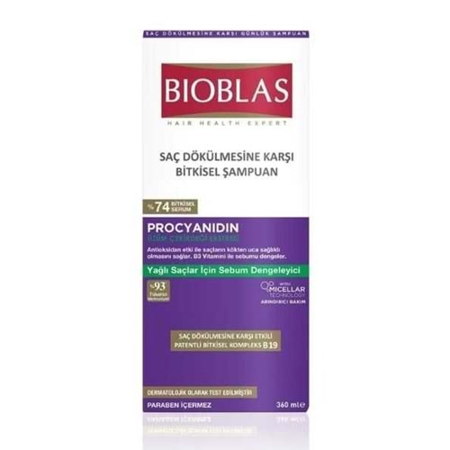 BİOBLAS ŞAMPUAN 360 MLPROCYANIDIN ÜZÜM ÇEKİRDEĞİ EKSTRESİ