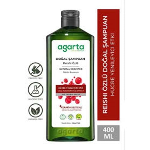AGARTA DOĞAL ŞAMPUAN REİSHİ ÖZLÜ 400 ML