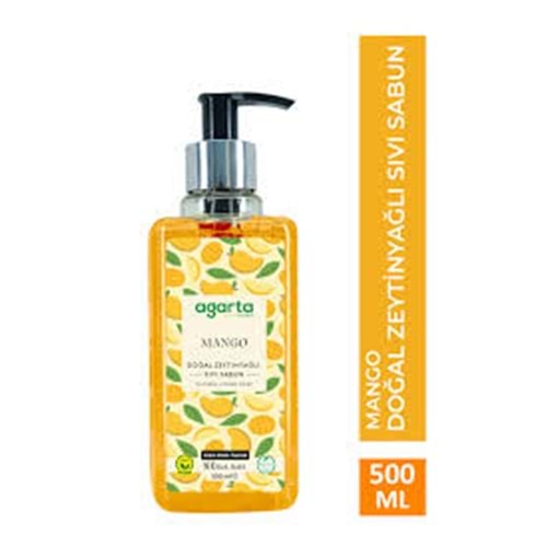 AGARTA DOĞAL SIVI SABUN MANGO 500 ML