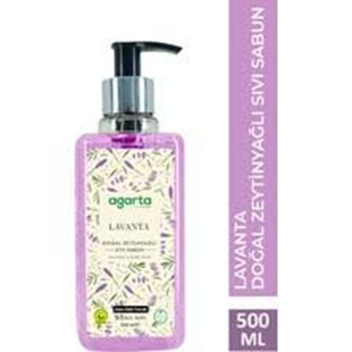 AGARTA DOĞAL SIVI SABUN LAVANTA 500 ML