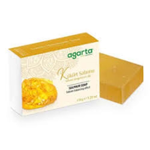 AGARTA DOĞAL EL YAPIMI GÜZELLİK SABUNU KÜKÜRT 150 GR