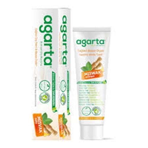 AGARTA DOĞAL DİŞ MACUNU MİSVAK ÖZLÜ 100 ML