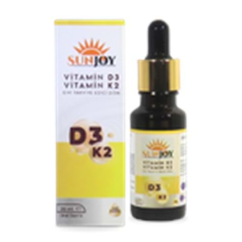 SUNJOY VİTAMİN D3K2 DAMLA 20 ML