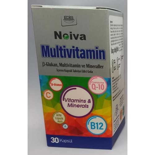 NOİVA MULTIVİTAMİN 30 KAPSÜL(EDİS PHARMA)