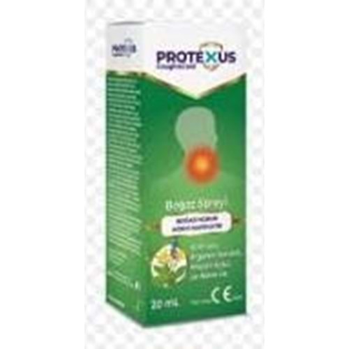 PROTEXUS BOĞAZ SPREYİ BOĞAZ AĞRISI VE SES KISIKLIĞI İÇİN 20 ML