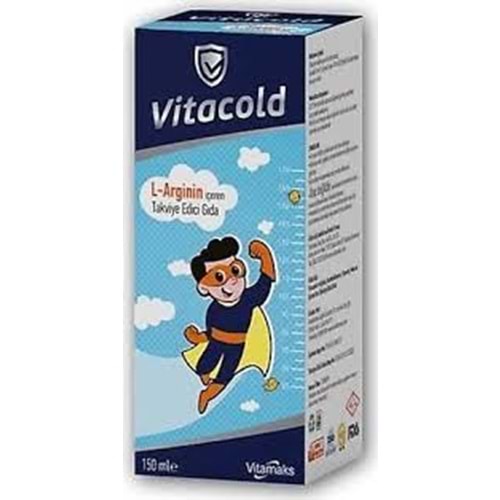 VİTACOLD L-ARJİNİN İÇEREN ŞURUP 150 ML (VİTAMAKS)