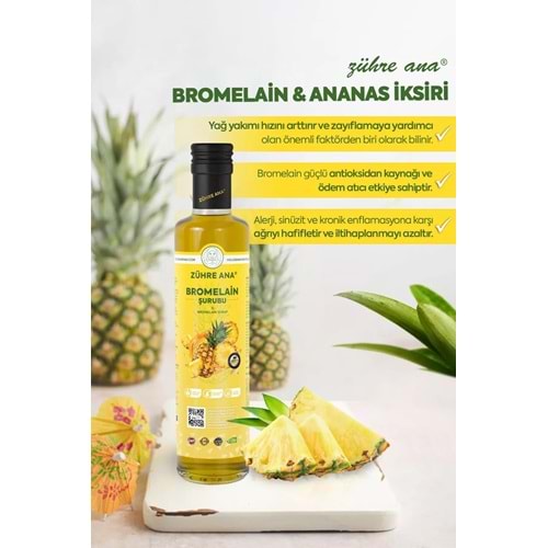 ZÜHRE ANA BROMELAİN ŞURUBU 250 ML