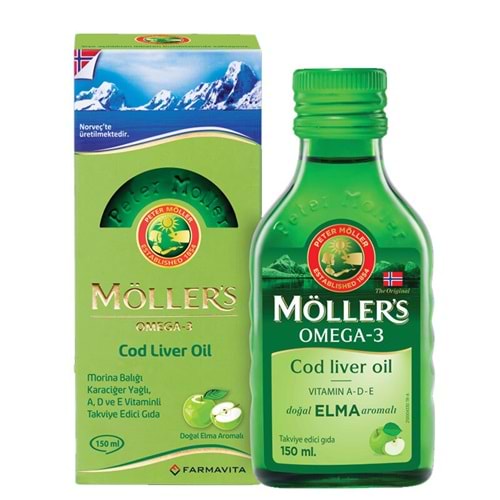 MÖLLERS BALIK YAĞI ŞURUP ELMALI 150 ML