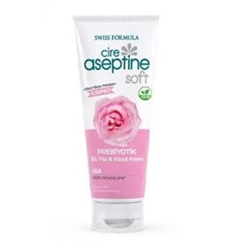 CİRE ASEPTİNE SOFT KREM 200 ML GÜL (TÜP)