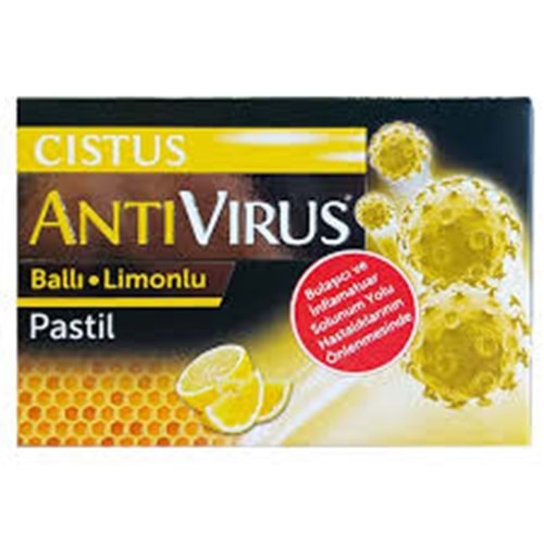 CİSTUS ANTİ VÜRÜS PASTİL BALLI + LİMONLU