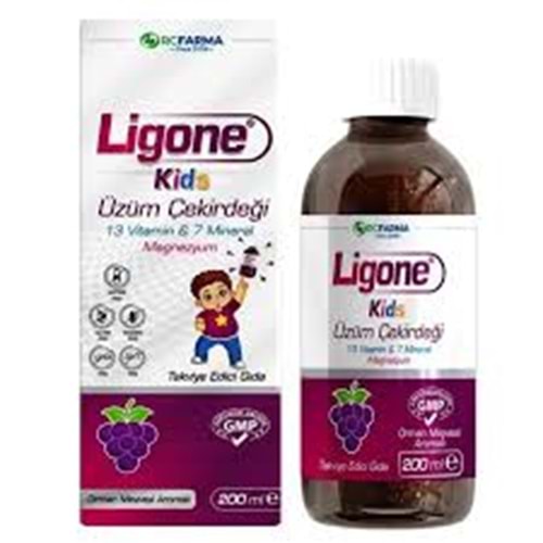 LİGONE KİDS ÜZÜM ÇEKİRDEĞİ ŞURUP 200 ML