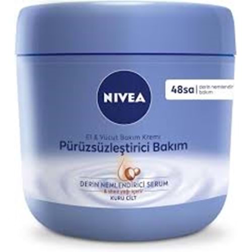 NIVEA EL VÜCUT BAKIM KREMİ PÜRÜZLEŞTİRİCİ BAKIM 400 ML ( 48 SAAT ETKİLİ )