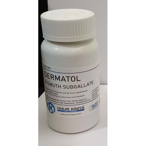 DERMATOL 100 GR(BISMUTH SUBGALLATE)