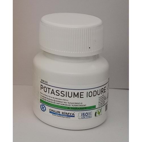IODURE DE POTASSIUM 50 GR (POTASYUM İYODUR)