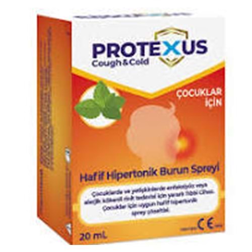 PROTEXUS BURUN SPREYİ RİNİT TEDAVİSİNE DESTEK ÇOCUKLAR İÇİN 20 ML