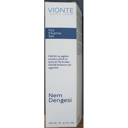 VİONTE YÜZ YIKAMA JELİ 200 ML
