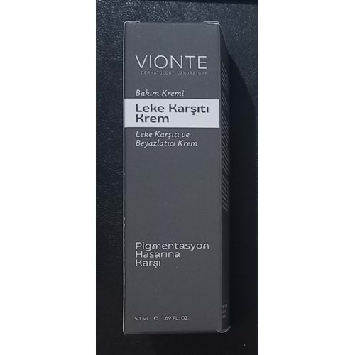 VİONTE CİLT LEKELERİNE KARŞI BAKIM KREMİ 50 ML