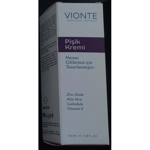 VİONTE PİŞİK KREMİ 100 ML
