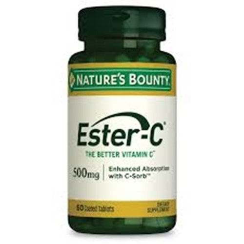 NATURES BOUNTY ESTER-C 500 MG 60 TABLET
