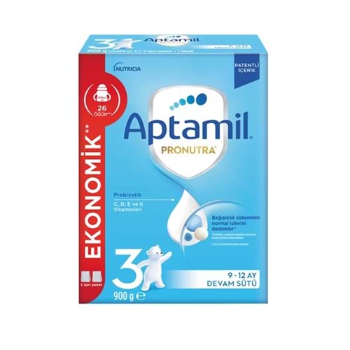 APTAMİL PRONUTRA MİLUPA MAMA BEBEK SÜTÜ 900 GR NO:3