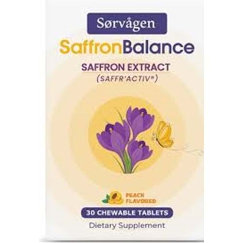 SORVAGEN SOFFRON BALANCE SAFRAN 30 TABLET