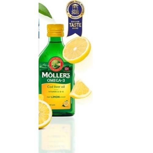 MÖLLERS BALIK YAĞI ŞURUP LİMONLU 150 ML
