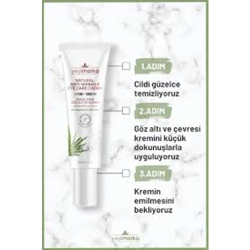 YMNK-04 Yeşilmarka Doğal Göz Altı ve Çevresi Kremi