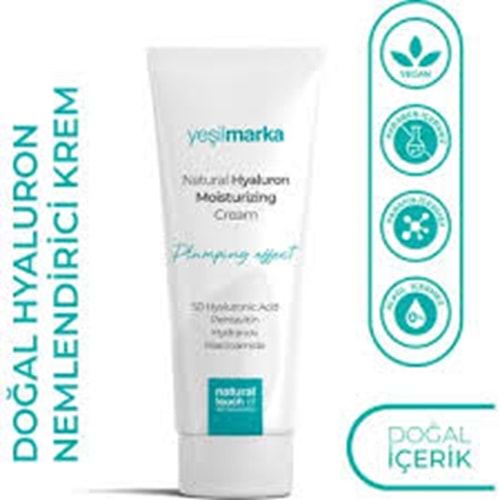YMNK-12 Yeşilmarka Hyaluron Nemlendirici Krem